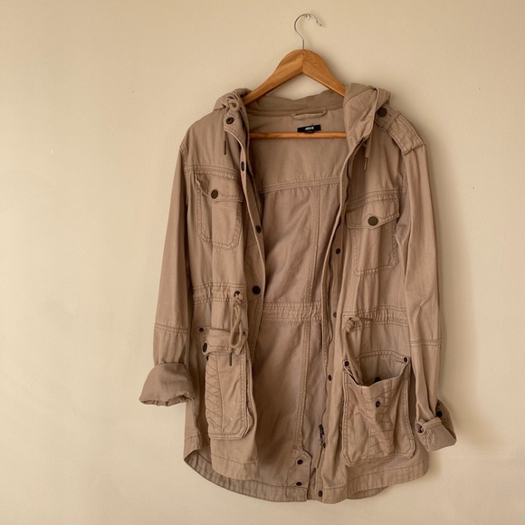 Ardene Beige Utility Jacket - Picture 2 of 13